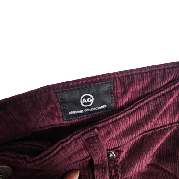 Adriano Goldschmeid AG Red Purple The Legging Super Skinny Women 29R - Picture 5 of 9